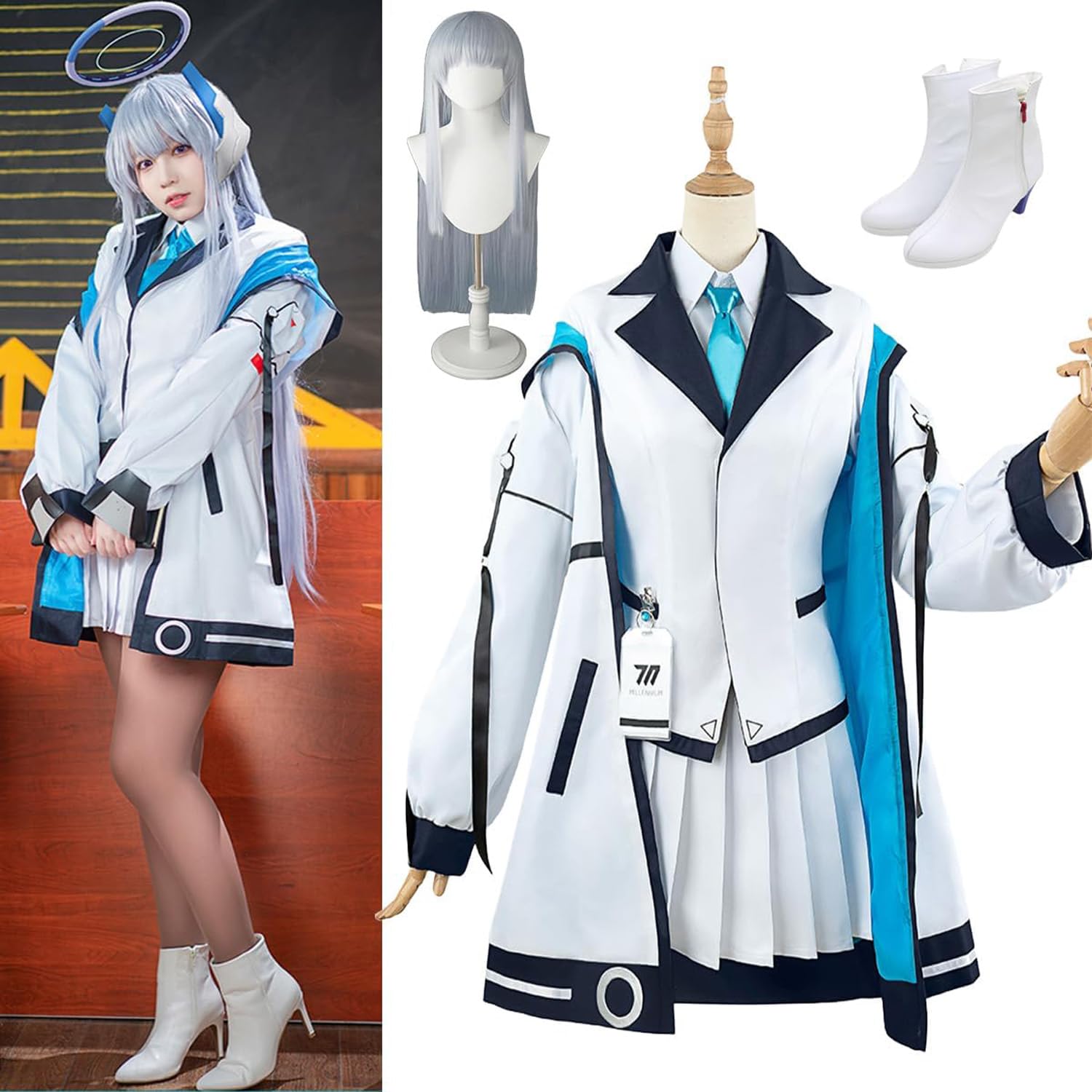 Amazon | ZYNE ブルーアーカイブ 周辺 生塩ノア ジャケット 日常服